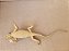 Iguana de borracha flexível da Toy Major ,  33 cm de comprimento - Imagem 6