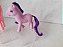 Pôneis, tipo My Little Pony, sem marca, um rosa sem simbolo, outro lilás com borboleta de 10.cm. - Imagem 4