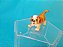 Miniatura de vinil Schleich de filhote de cachorro São Bernardo 5 cm de comprimento - Imagem 1