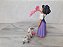 Miniatura Disney Esmeralda articulada na cintura e braços 12 cm+pandeiro e banjo e cabra Djali  5 cm de altura - Imagem 6