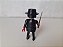 Playmobil, boneco Zorro , acessório customizado,  usado - Imagem 4