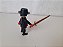Playmobil, boneco Zorro , acessório customizado,  usado - Imagem 3