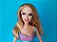Barbie Summer fashionista articulada vestido de cartela usada - Imagem 3