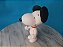 Snoopy de vinil articulado Peanuts Líder 12 cm usado - Imagem 6