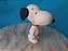 Snoopy de vinil articulado Peanuts Líder 12 cm usado - Imagem 3
