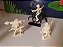 Anos 80, Figuras plásticas Forte Apache Gulliver  , 3 bonecos brancos e 1 cavalo preto usadas - Imagem 4