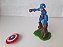 Boneco Bend and flex capitão América Marvel, 15 cm altura usado escudo improvisado - Imagem 5