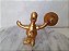 Boneco estatico Homer Simpsons dourado coleção Burger king 2007 - 10 cm - Imagem 3