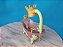 Banheira real do palace pet da princesa Tiana Disney 11cm comprimento - Imagem 2