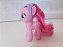 My Little Pony pinkie pie com arquinho azul, Hasbro, 7 cm, usado - Imagem 4