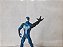 Boneco articulado homem aranha azul do espetacular homem aranha 3  Marvel, 10 cm - Imagem 2