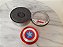 Hero spinner/ hand spinner de metal  Marvel , escudo do capitã América, marca DTC, usado - Imagem 4