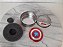 Hero spinner/ hand spinner de metal  Marvel , escudo do capitã América, marca DTC, usado - Imagem 3