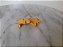 Anos 80, miniatura plástica dente de sabre amarelo 5, 5 cm dos Flintstones, promoção Chamburcy - Imagem 7