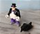 Imaginext DC super friends, boneco Pinguim com um pinguim, usados - Imagem 2