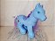 Pônei Wonder Land Gi- Go Toys, azul, crina lilás 22 cm - Imagem 6