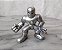 Boneco Iron Man prateado, coleção Marvel super hero squad Hasbro 2008 usado - Imagem 1