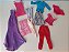 Roupas para Barbie lote de 9 peças; vestidos, calças, blusas, body , saia - Imagem 2