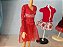 Lote de roupas da Barbie fashion fever tom vermelho - Imagem 2