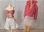 Lote de roupas da Barbie fashion fever tom rosa xadrez - Imagem 4