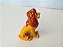 Miniatura Disney estática do  Rei Leão sentado. 7 cm, usada - Imagem 2