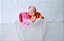 Boneca bebê rechonchudinha articulada , sem marca, 6 cm, usada - Imagem 5