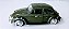 Miniatura de metal Fusca classical beetle 1967, escala 1/32, verde oliva, com abertura porta mala e portas, para reparo - Imagem 6