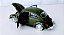 Miniatura de metal Fusca classical beetle 1967, escala 1/32, verde oliva, com abertura porta mala e portas, para reparo - Imagem 3