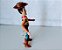 Boneco com articulações controláveis com a corda nas costas de Woody do Toy Story, Disney Pixar, 17 cm, usado - Imagem 3