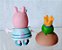 Princesa Peppa da Peppa pig e príncipe sapo,  6 e 5cm - Imagem 3