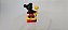 Miniatura Disney Mickey no telefone antigo , pintada a mão, Bullyland  ,anos 80, 6,5 cm - Imagem 3