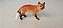 Miniatura bibelô raposa porcelana - Imagem 1