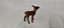 Playmobil, filhote de cervo marrom escuro, pescoço articulado usado - Imagem 4