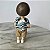 Boneco João camiseta listrada azul 11 cm., usado - Imagem 4
