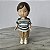 Boneco João camiseta listrada azul 11 cm., usado - Imagem 1