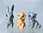 Pets da Barbie , cachorro, coelho e gato usados - Imagem 1