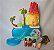 Playset aventura na Ilha da Moana com 5 bonecos Disney usados - Imagem 2