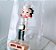 Boneca de resina estática Betty Boop , padeira, 11+2 cm de altura - Imagem 2