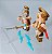 Roblox bonecos Thunder saint e Sword Saint com acessórios usados - Imagem 6