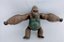 Gorila kerchak de borracha  inteirico do Tarzan  Burroughs / Disney, 14 cm de altura, braços abertos  22 cm - Imagem 1