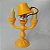 Castiçal Lumiere com chapéu mexe a boca e olhos, A Bela e a Fera Disney , McDonald's 2002 - Imagem 1