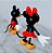 Miniatura Disney coleção Magical collection  Mickey e Minnie marca Tomy, 7 cm - Imagem 3