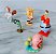 Coleção Kinder ovo de personagens Bob Esponja - Imagem 3
