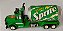 Mini carreta de plástico Sprite 12,5cm comprimento - Imagem 1