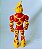 Boneco articulado Chamas do Ben 10,  30 cm, Playmates, usado - Imagem 3