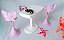 Mesa e cadeiras da Barbie  (2 jogos)  e alguns acessórios Mattel - Imagem 2