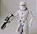 Figura de ação Snowtrooper, primeira ordem, Star Wars , Black series, Hasbro, 15 cm, usada - Imagem 1