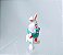 Miniatura Disney de coelho branco da Alice no pais de Maravilhas   6,5 cm - Imagem 4