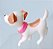 Cachorro Jack Russel pet da Barbie Moda e Magia - Imagem 2