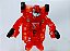 Transformers bot shots Sentinel prime Vermelho,  Tomy Hasbro 2011 - 6 cm usado - Imagem 1